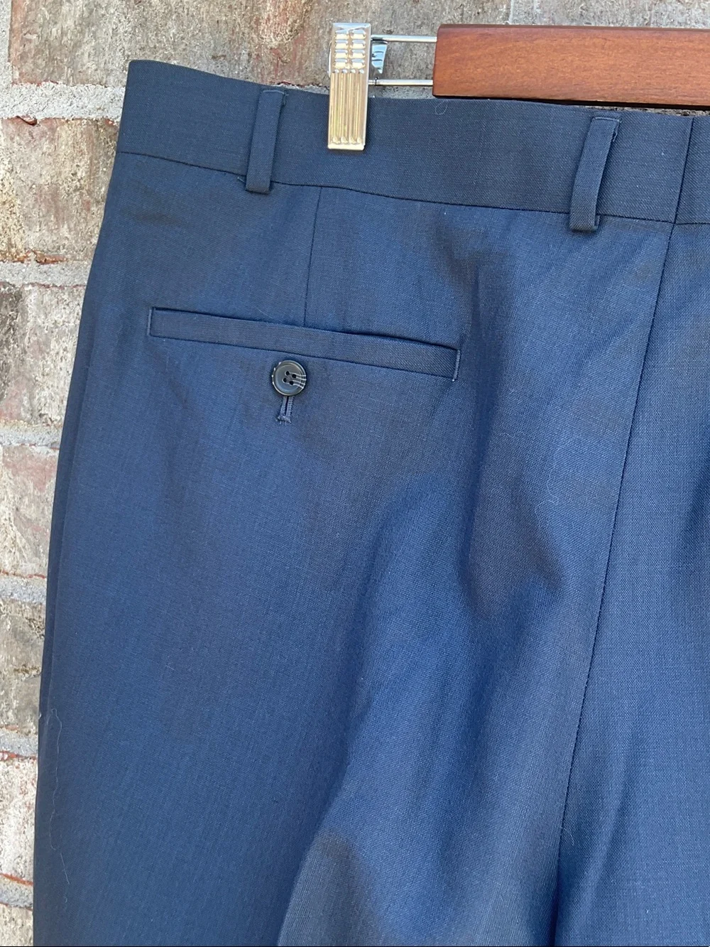 Take 50% OFF- Reaction Kenneth Cole Men's Classic Navy Dress Pants, Size-40X30
